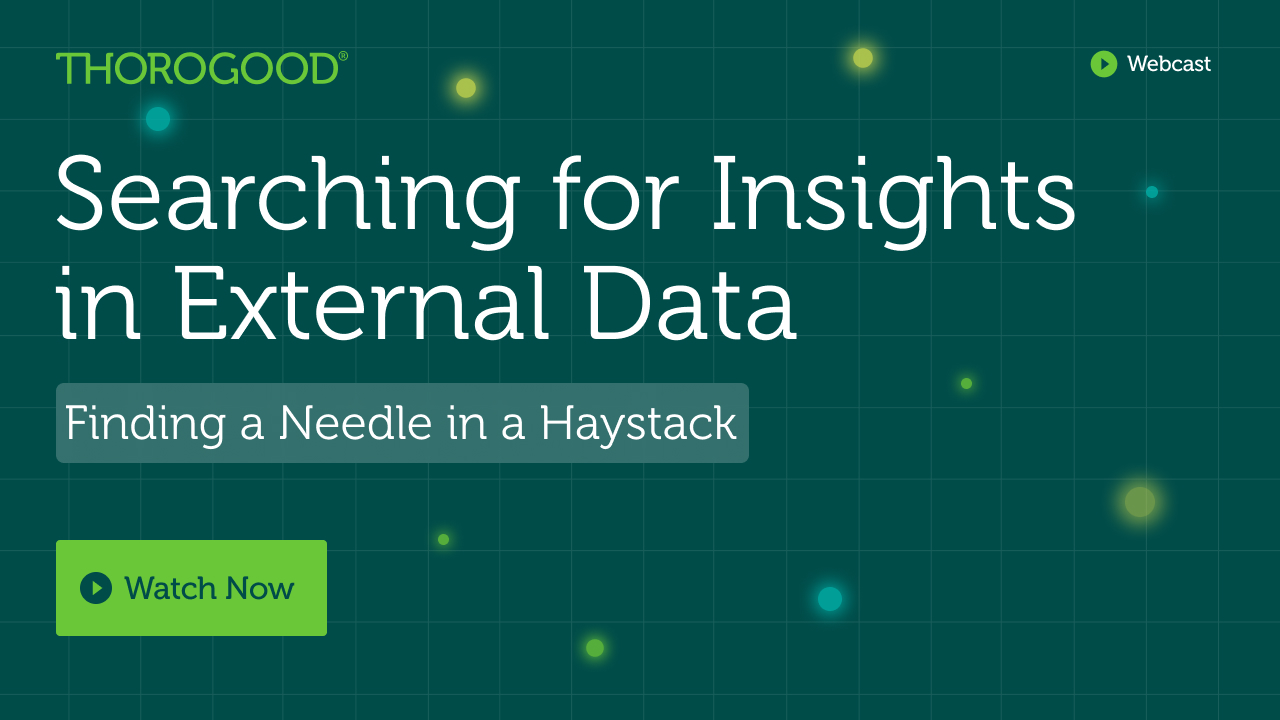Recorded Webcast Searching For Insights In External Data Finding A Recorded Webcast Searching For Insights In External Data Finding A